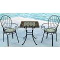 Mosaic 3pc Bistro Set Conjunto de silla de mesa mosaico